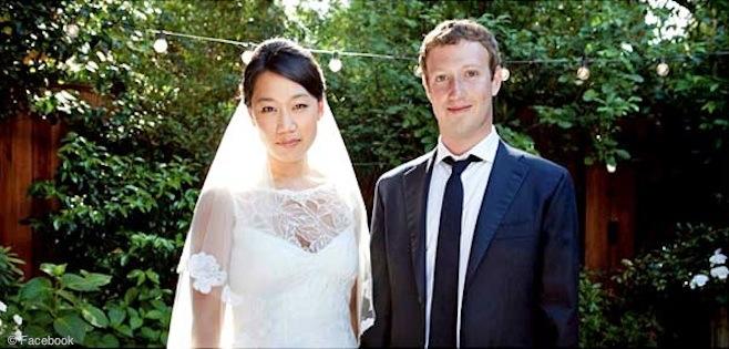 Mark Zuckerberg and Priscilla Chan wedding