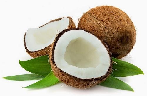 Coconut oil for lubrication