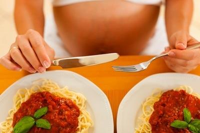Eating for two during pregnancy