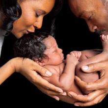 Postpartum Problems Parents Holding Baby