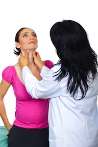 Thyroid gland check