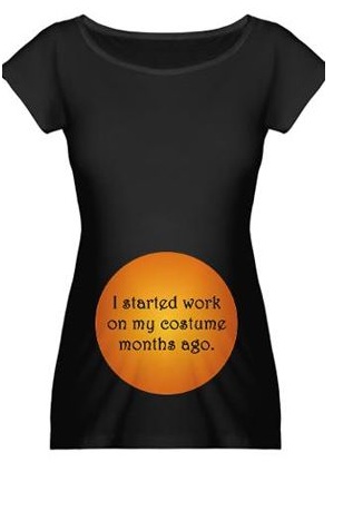 maternity halloween t-shirt