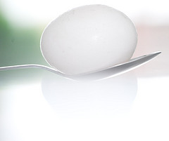 Egg on a spoon