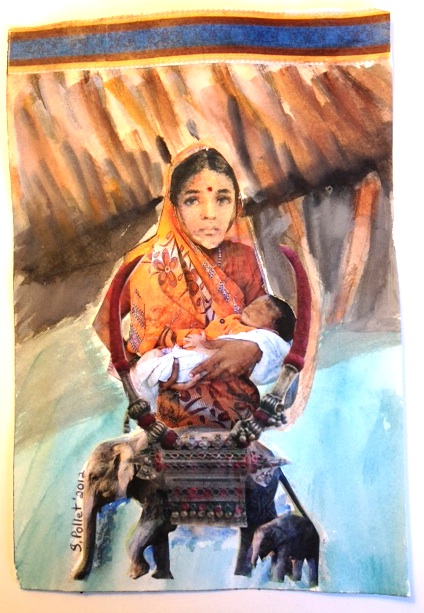 Indian Mother and Baby
