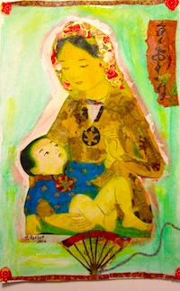 Japanese Mother and Baby